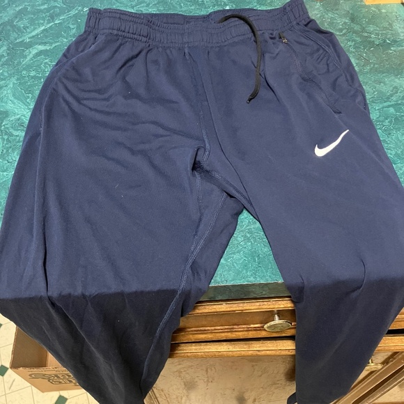 Nike Track Pants Vintage Y2K Size Medium Navy Blue Rn56323 Men's - Picture 1 of 8